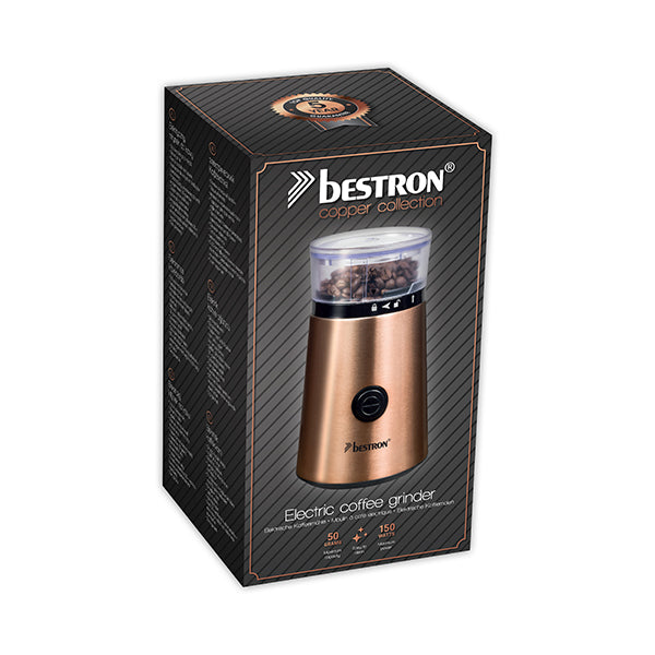 Moulin à café électrique coloris cuivre 150 W Bestron - Mathon - 5