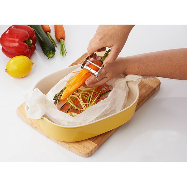 3 éplucheurs à julienne, rasoir et peaux fines Castor - Mathon - 3