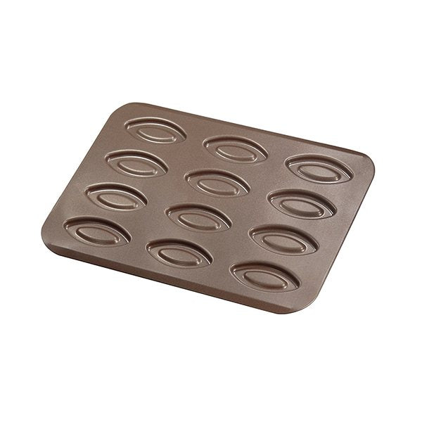 Plaque 12 barquettes revêtement anti-adhésif Gobel - Mathon - 2