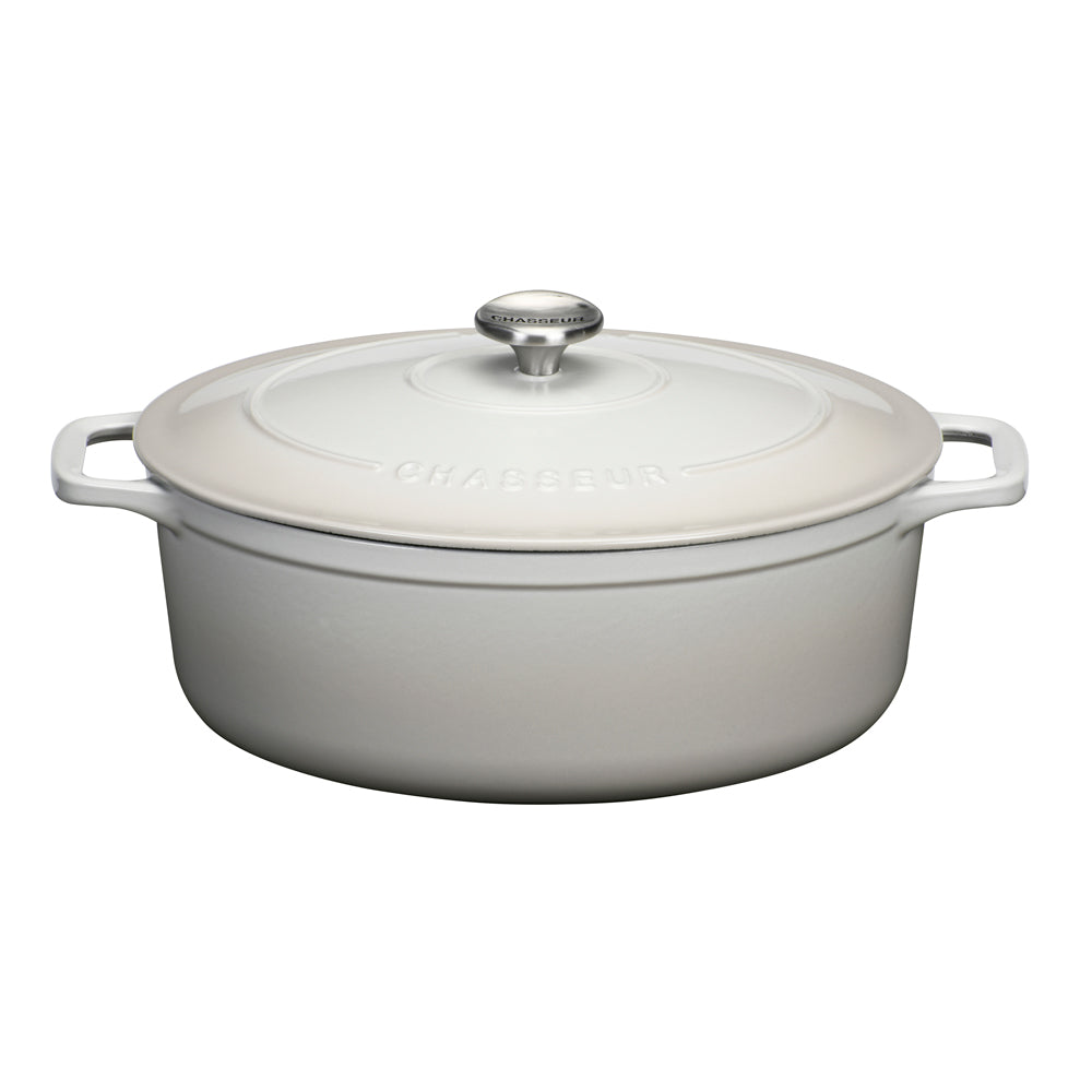 Cocotte ovale Le Chasseur 29 cm Macadamia Chasseur - Mathon