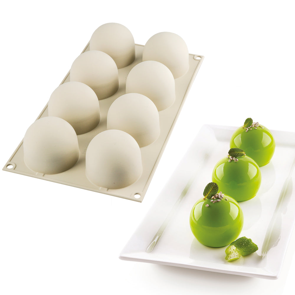8 DOLCE TARTUFO - MOULE SILICONE D6.2 /H 5.2CM Silikomart - Mathon - 1