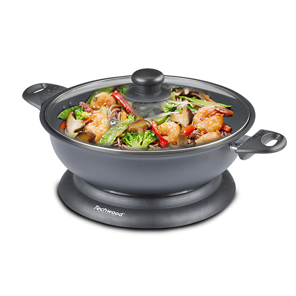Wok Electrique 3,6 L 1500 W Techwood - Mathon - 1