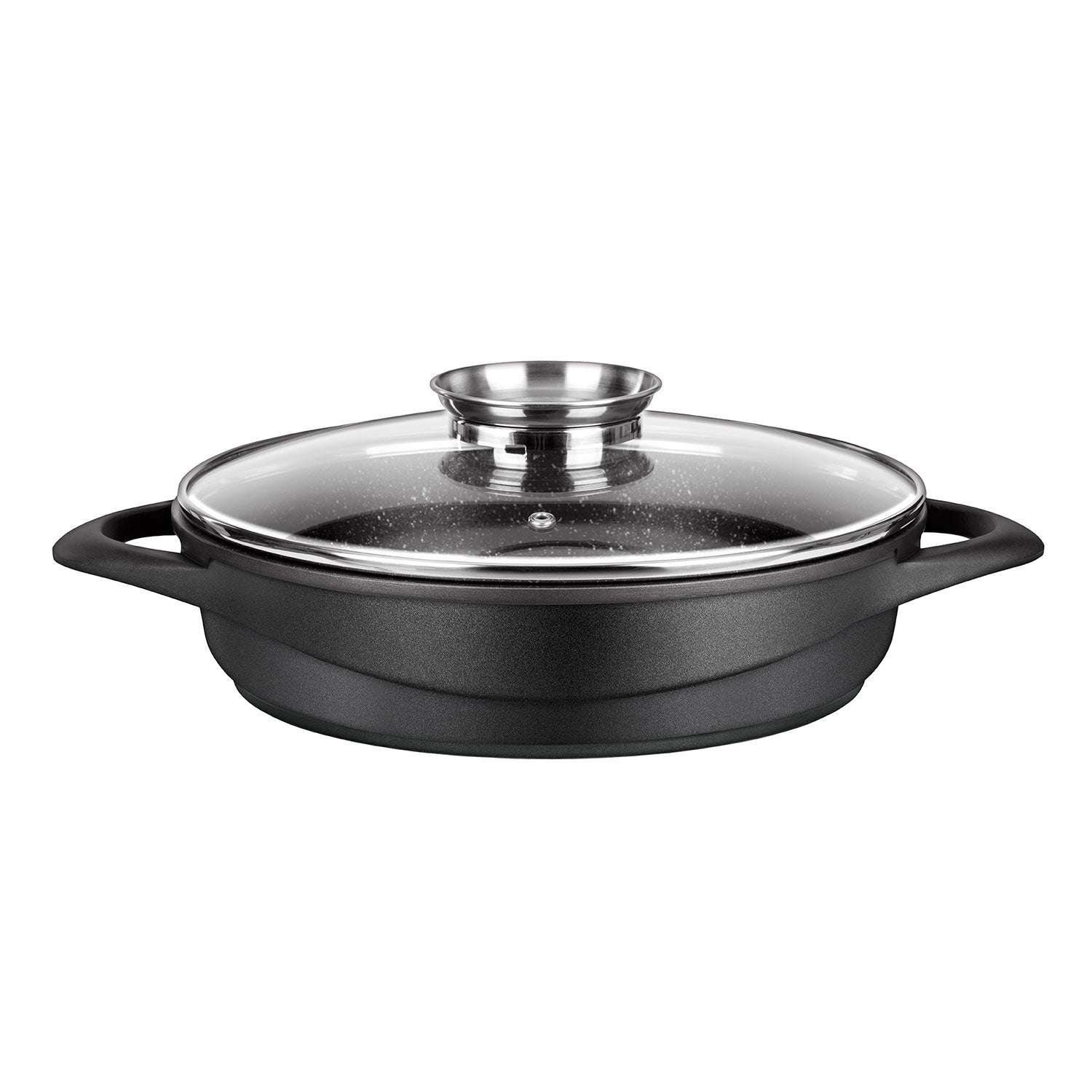Batterie de Cuisine Induction 8 Pièces Aluminium Fonte 4 Casseroles 4 Couvercles  Noir BRI-MGK17 - Mathon - 8