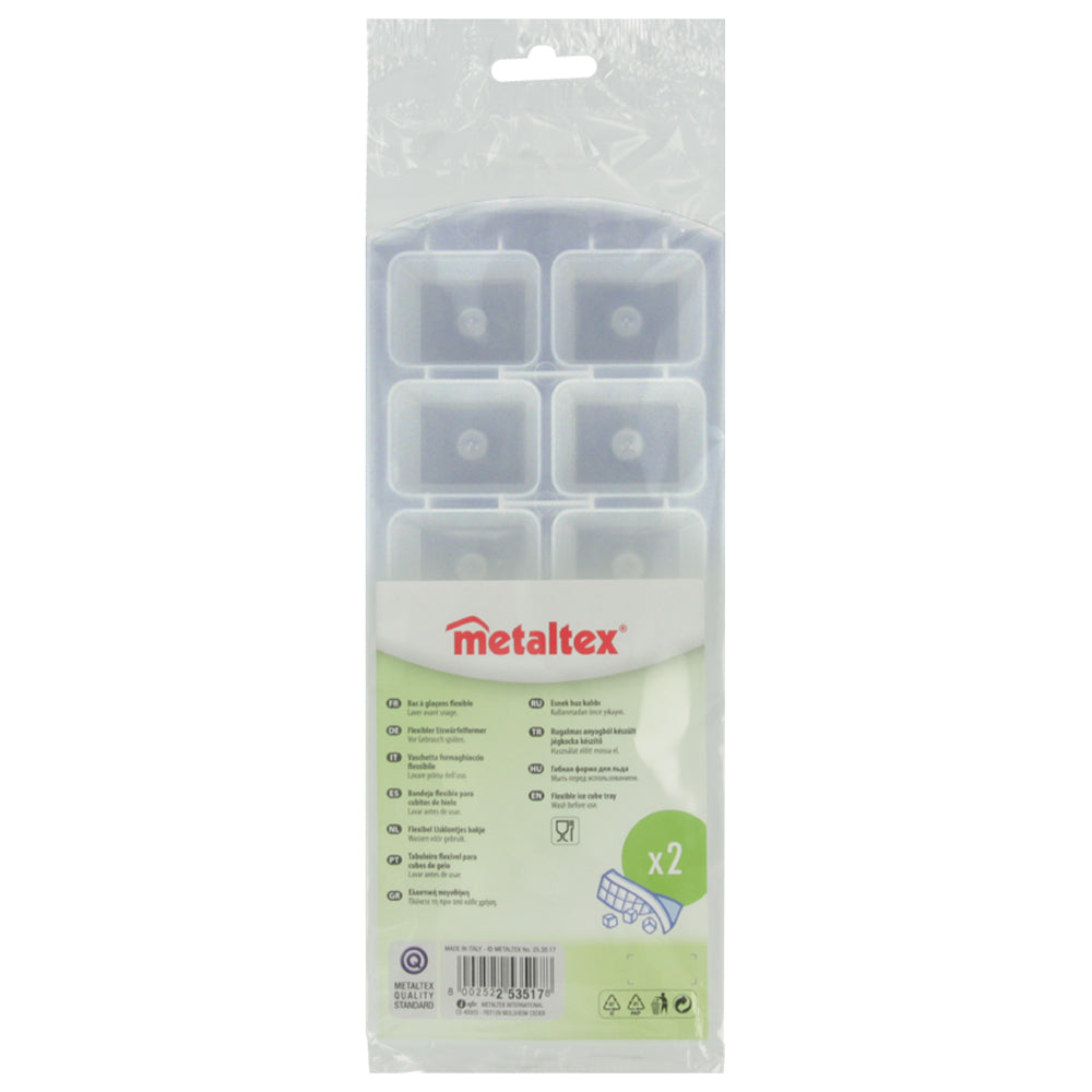 Lot 2 bacs à glaçons Metaltex - Mathon - 2