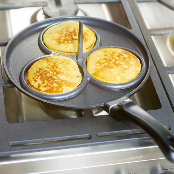 Poêle 4 moules blini pancake