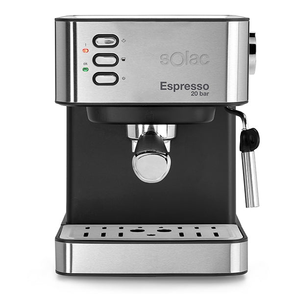 Machine à expresso automatique 2 en 1 inox 20 bar 850 W Solac - Mathon - 1
