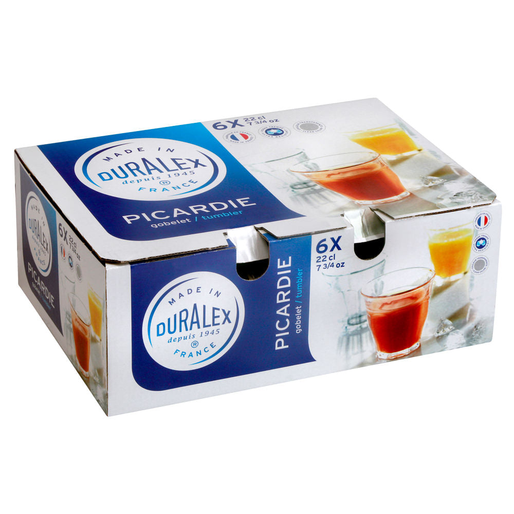 Boîte de 6 gobelets Picardie 20 cl Trend