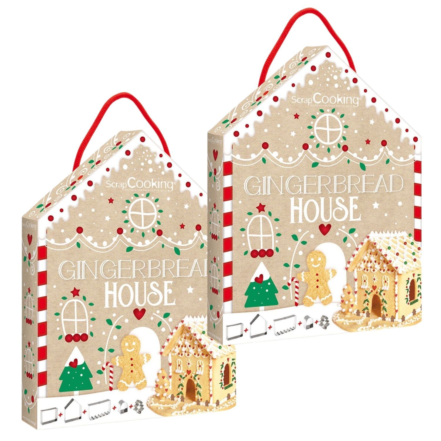 2 coffrets Découpoirs Maison en pain d