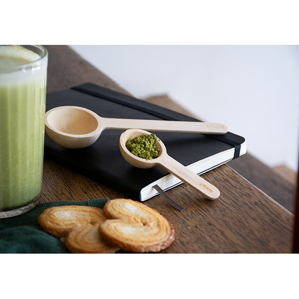 Set de 2 cuillères en bois à doser 5ml - 15ml Pebbly - Mathon - 2