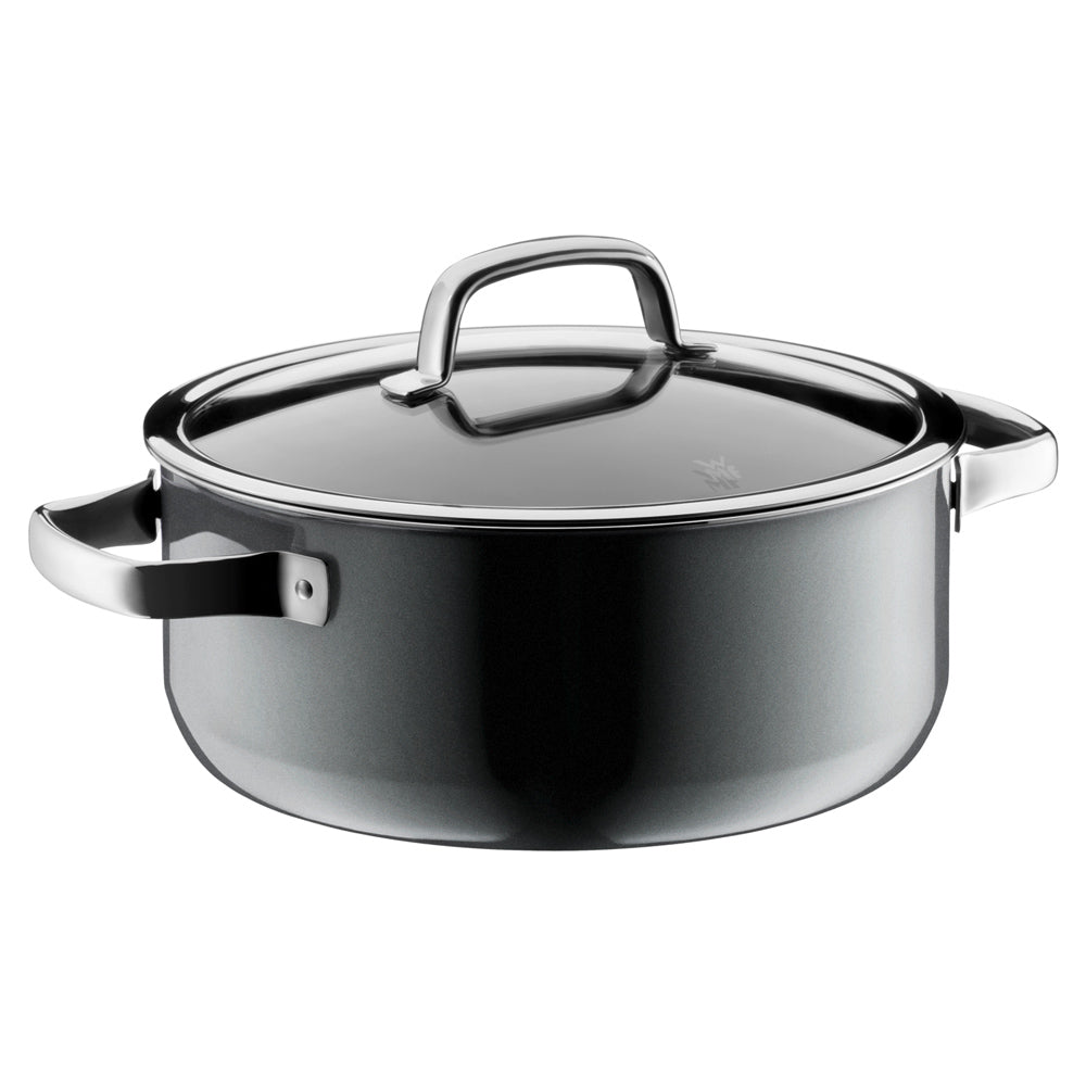 Faitout Fusiontec Mineral bas 24 cm Platinium WMF - Mathon