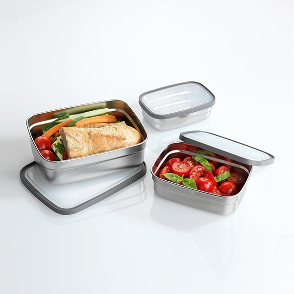 Achat Bento Lunch Box 1,2L Tout Inclus, 4 couverts, Noir & Bambou