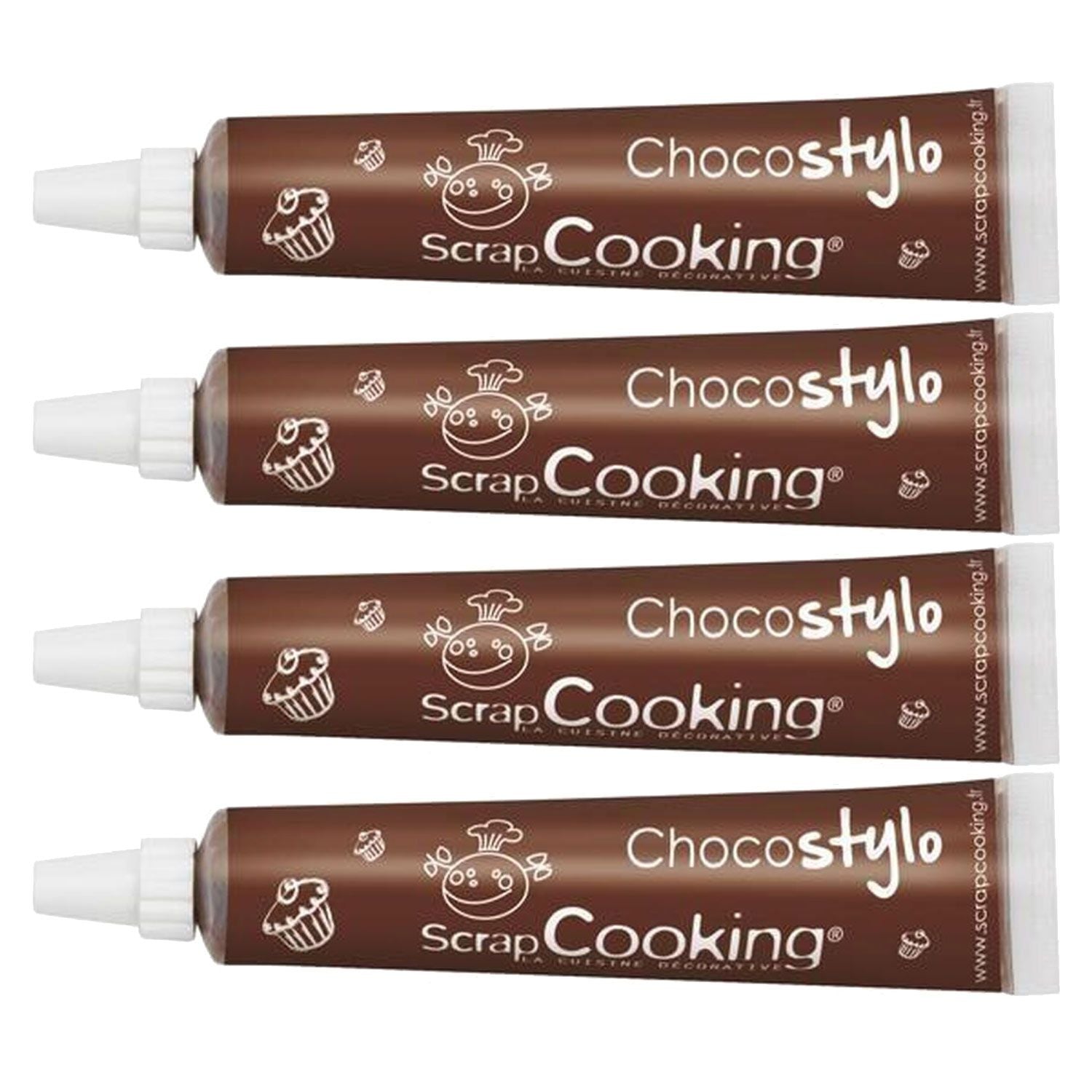 4 stylos chocolat Scrapcooking - Mathon