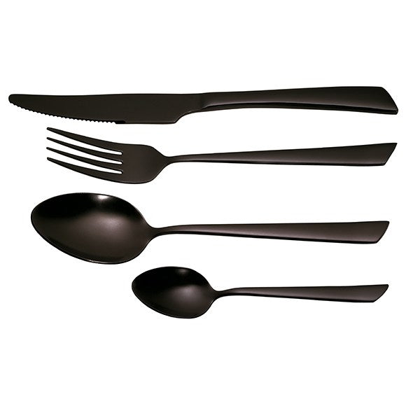 Ménagère 16 pièces inox Delta Black Jean Dubost - Mathon - 1