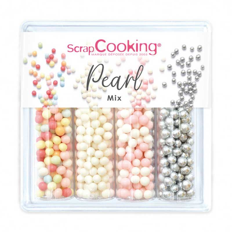 Mix de décors sucrés multicolores 56 g Scrapcooking - Mathon