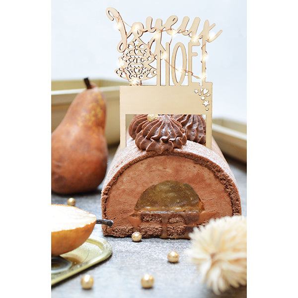 Décoration bois et LED Joyeux Noël Scrapcooking - Mathon - 3