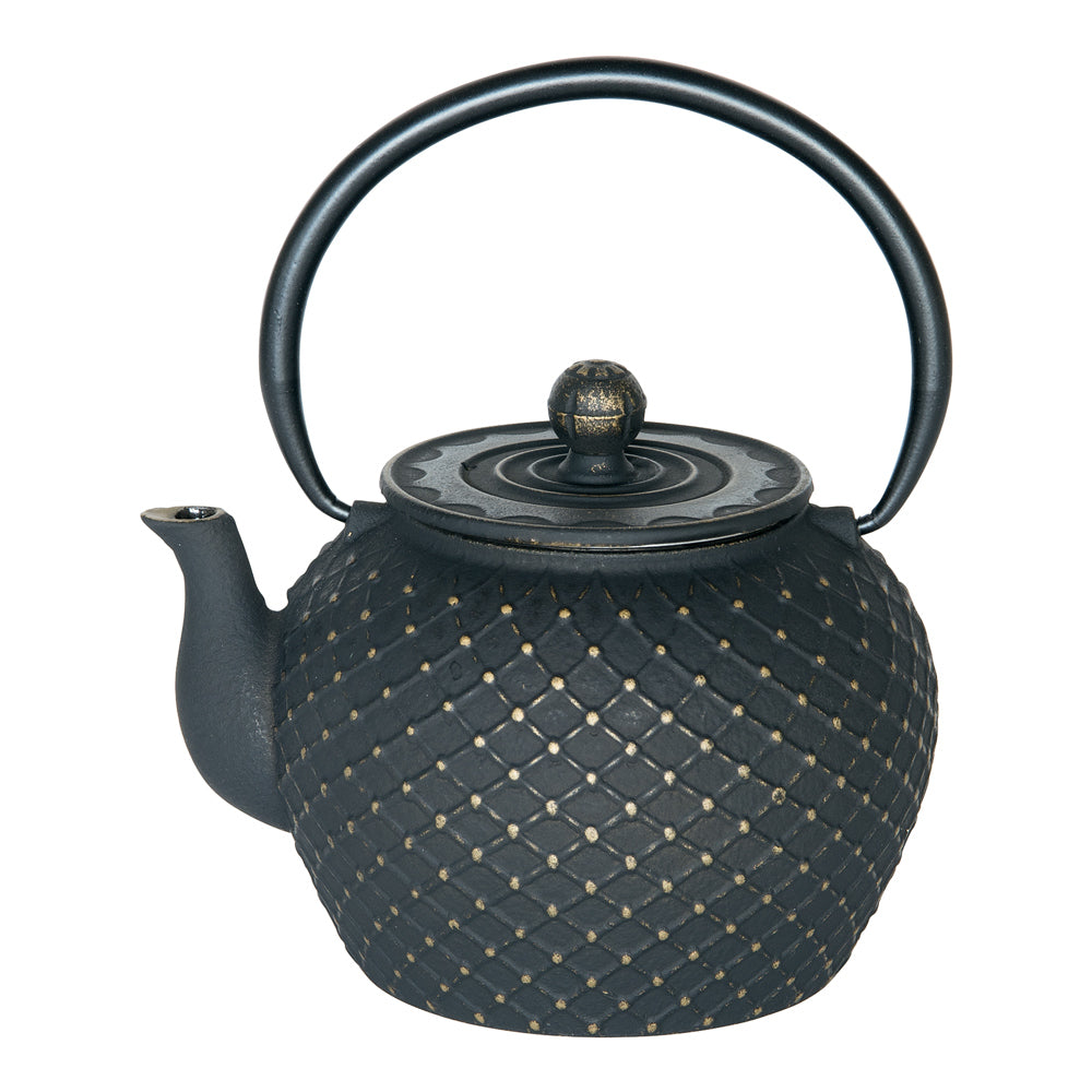 Théière Okinawa en fonte avec filtre 1,2l noir Table passion - Mathon - 1