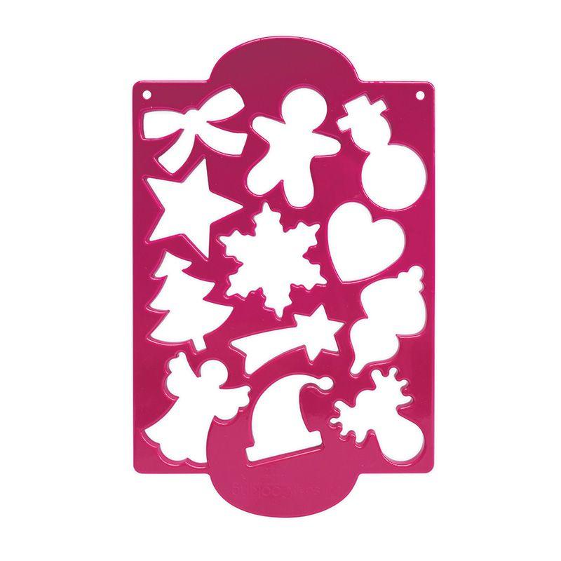 Plaque découpoirs biscuits de Noël Scrapcooking - Mathon