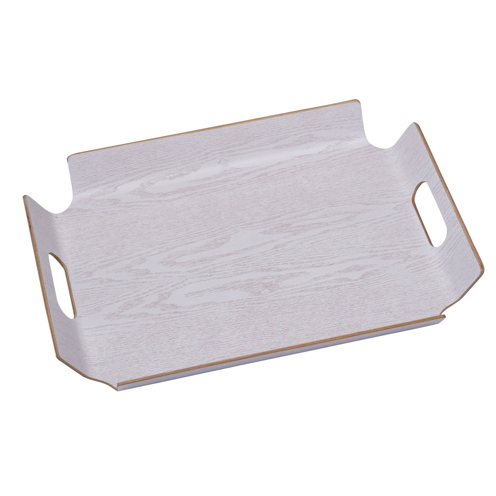 Plateau rectangle no angle 44,5x34 cm blanc Table passion - Mathon - 2