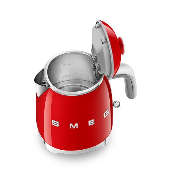 Mini bouilloire 0,8 L 1400 W KLF05RDEU rouge Smeg - Mathon - 4