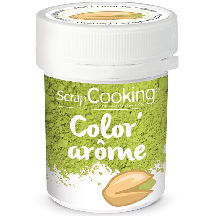 Colorant alimentaire vert - arôme pistache 10 g Scrapcooking - Mathon