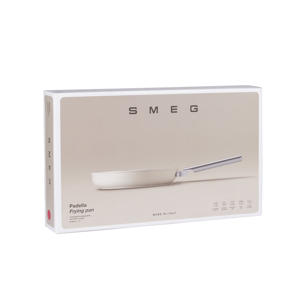 Poêle années 50 26cm rouge Smeg - Mathon - 2