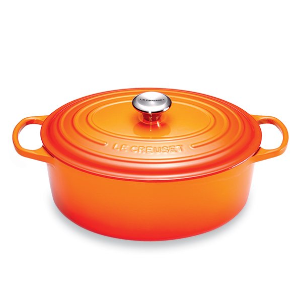 Cocotte fonte ovale volcanique 31 cm Le Creuset - Mathon - 1