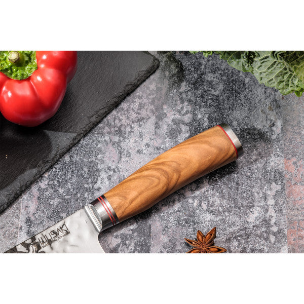 Nakiri damas 10Cr Wusaki 17cm Wusaki - Mathon - 5