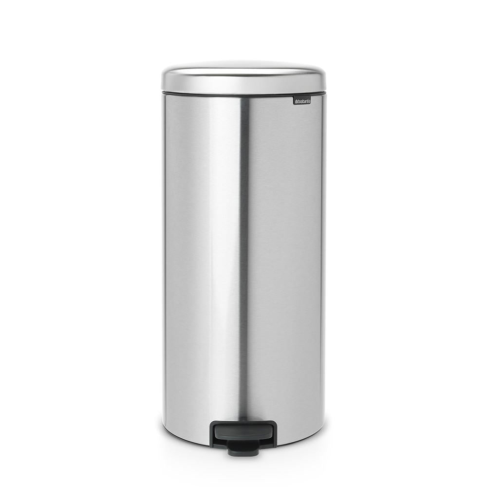 Poubelle à pédale Newicon 30 l Matt Steel Code G Brabantia - Mathon