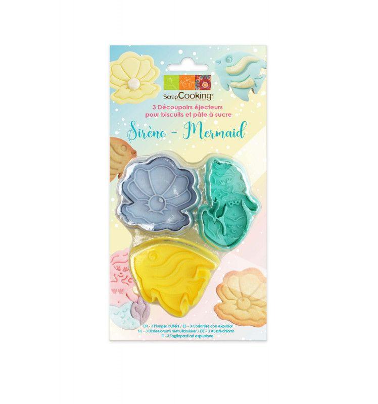 Découpoirs éjecteurs - Sirène Scrapcooking - Mathon