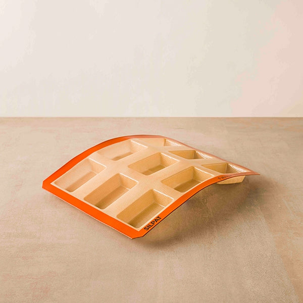 Plaque de 9 empreintes mini-cakes Silpat - Mathon - 2