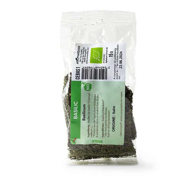 Basilic bio - 15 g Aromandise - Mathon