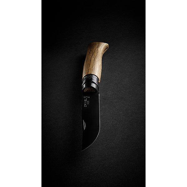 Couteau N°08 Chêne Black tradition Luxe Opinel - Mathon - 3