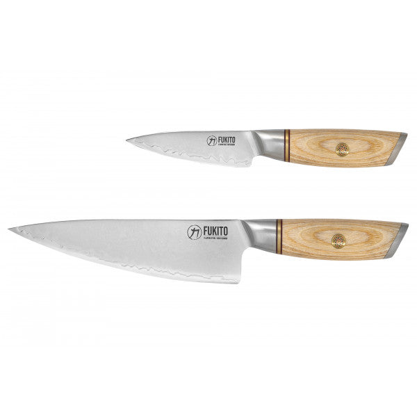 Coffret 2 couteaux de cuisine Fukito Pakka San Mai Fukito - Mathon - 3