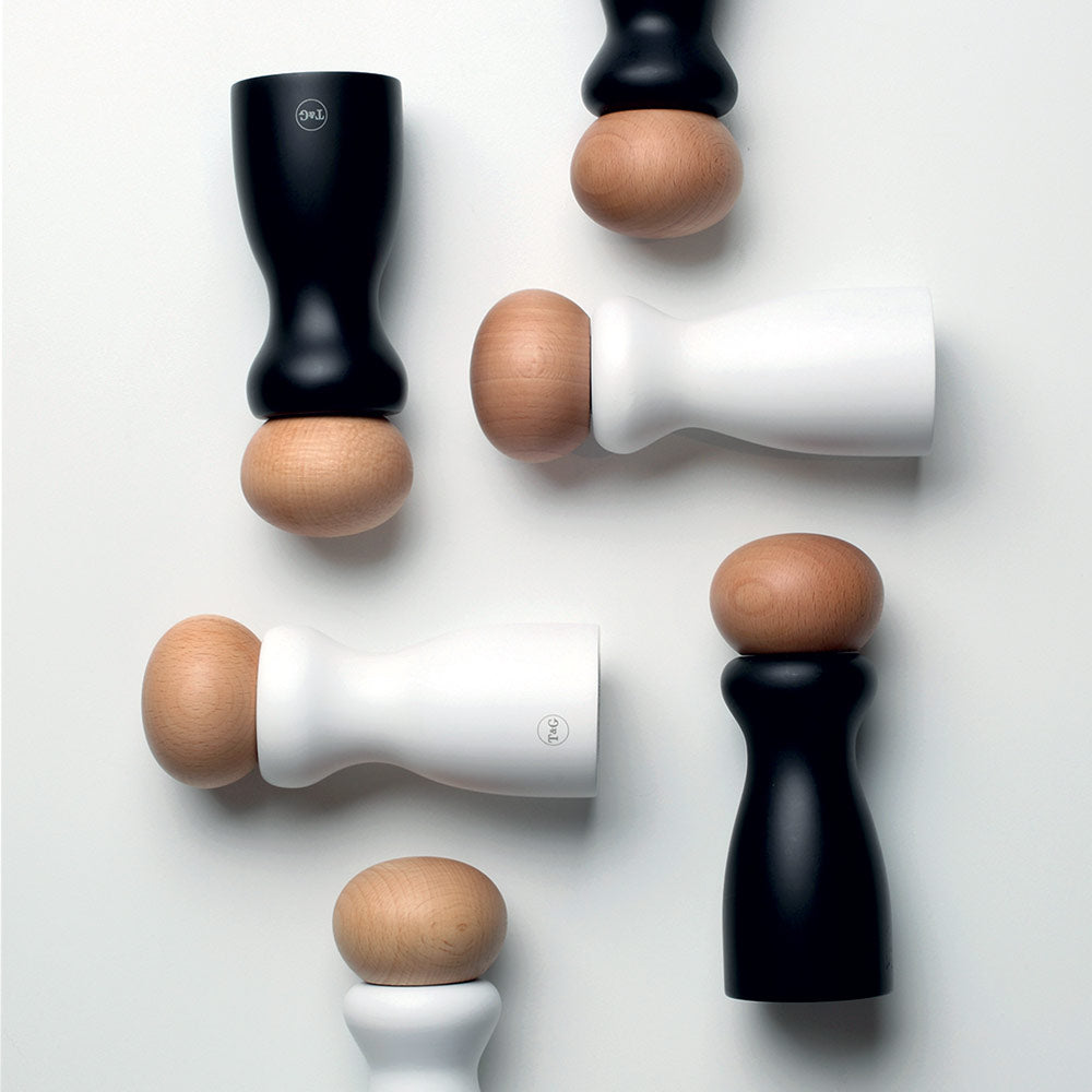 Moulin à poivre Sphère hauteur 15 cm noir T&G Woodware - Mathon - 2