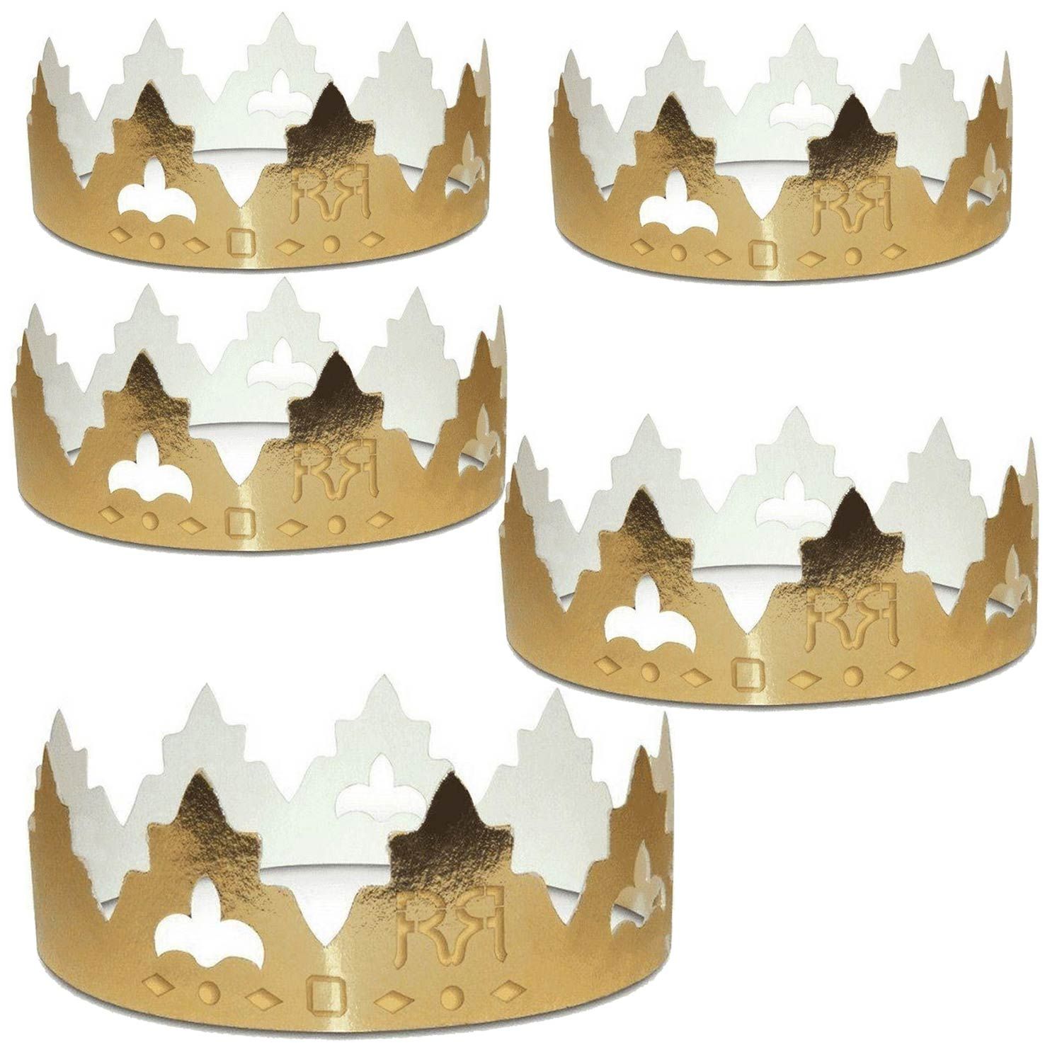 8 couronnes en carton pour galette des rois - Classique Chevalier diffusion - Mathon