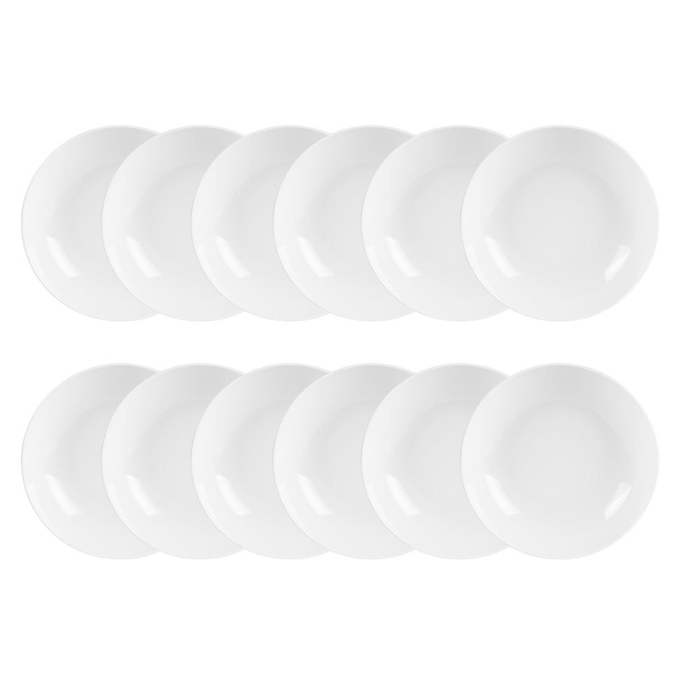 Maxi lot 12 assiettes creuses Zen 20 cm Trend
