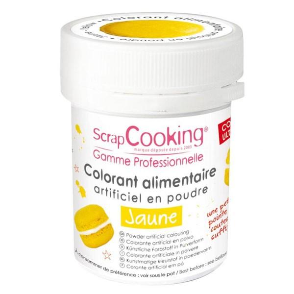 Colorant alimentaire Jaune Scrapcooking - Mathon