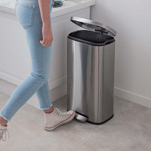 Poubelle de cuisine en inox 30 L Mathon - Mathon - 3