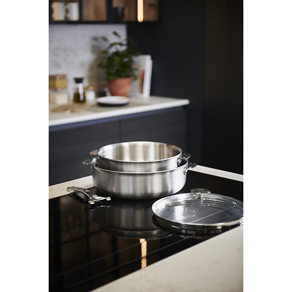 Sauteuse droite tout inox Alchimy Loqy sans manche 24 cm De Buyer - Mathon - 5