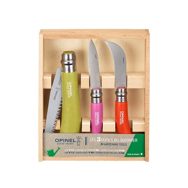 Coffret Les 3 outils du jardinier Opinel - Mathon