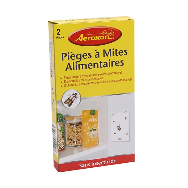 Set de 2 pièges à mites alimentaires - Mathon