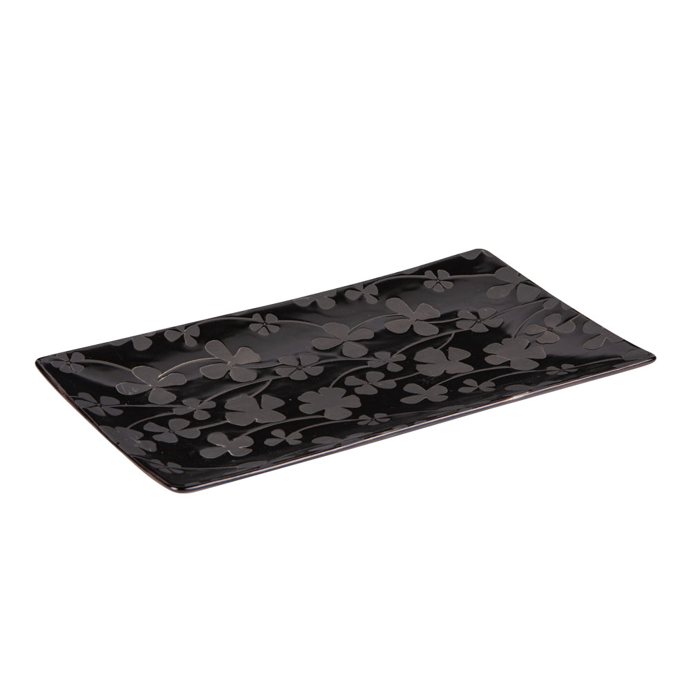 Plateau Lava 29x16 cm noir (lot de 2) Table passion - Mathon - 2