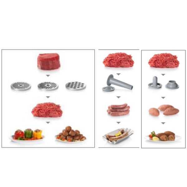 Hachoir à viande ProPower 800 W MFW68640 Bosch - Mathon - 2