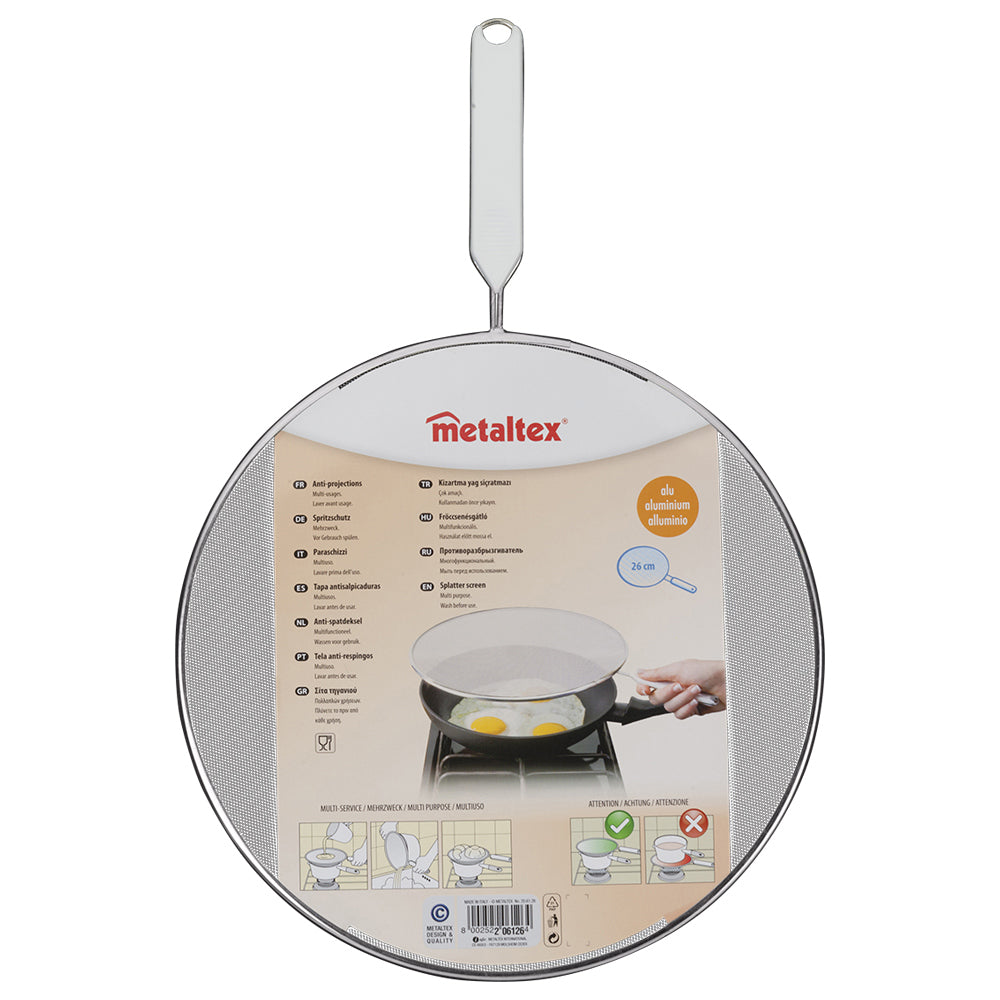 Couvercle anti - projection 26cm Metaltex - Mathon - 2