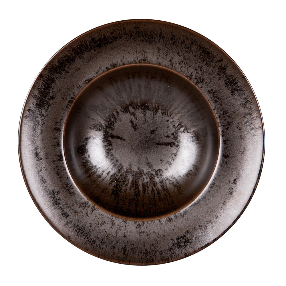Assiettes à pâtes Onyx 27 cm (lot de 6) Table passion - Mathon - 1
