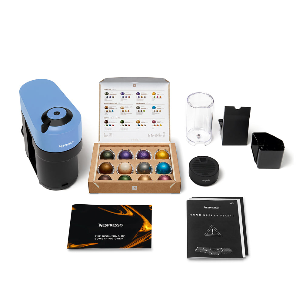 Cafetière à dosette Vertuo POP bleue Magimix - Mathon - 2