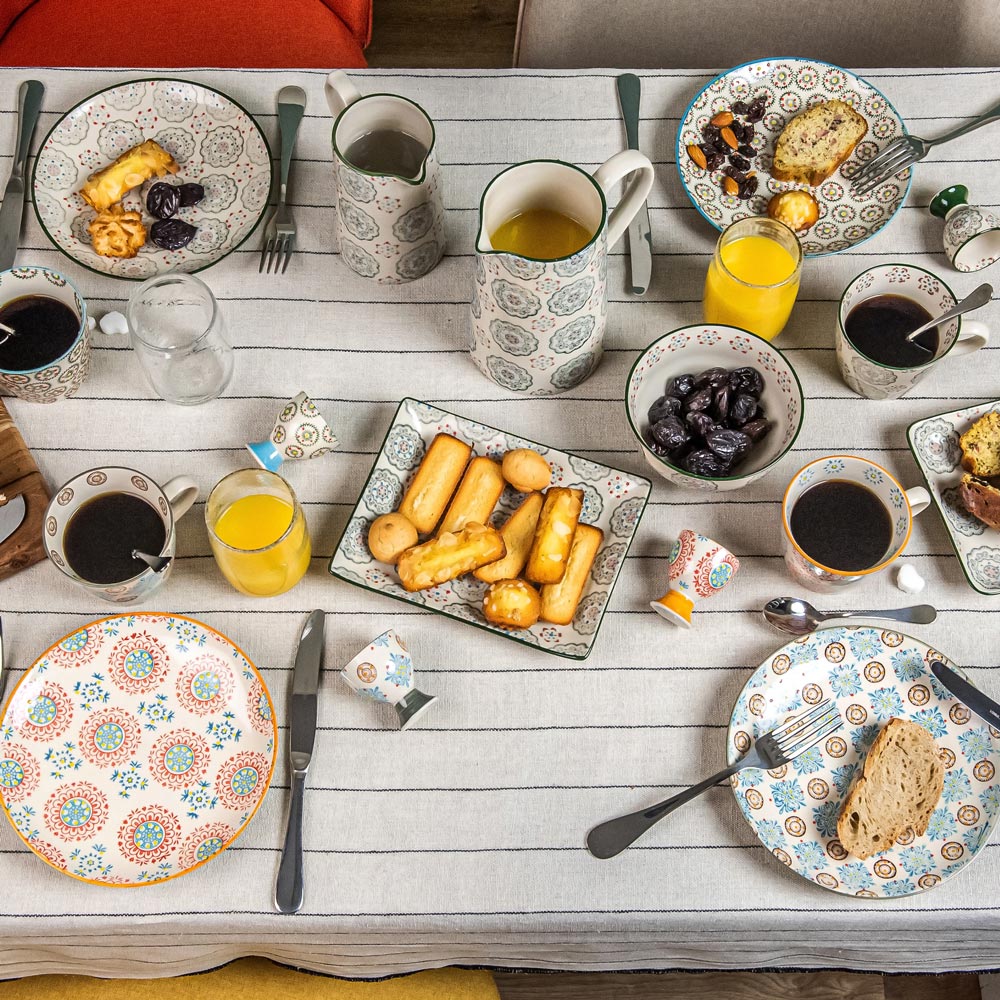 Plat rectangle Bohème 21x27 cm Table passion - Mathon - 3