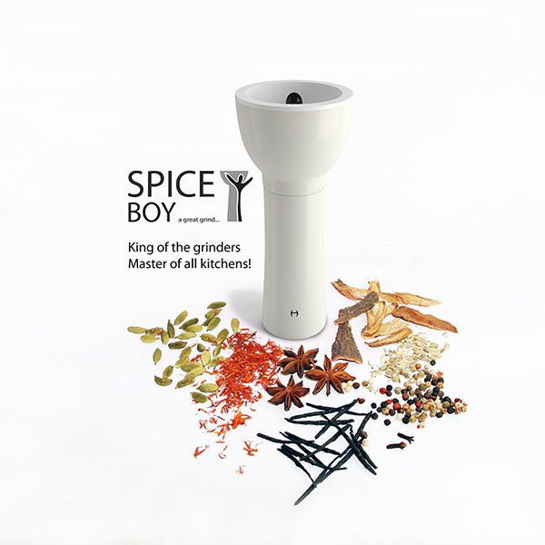 Moulin à épices Spiceboy blanc - Mathon - 2