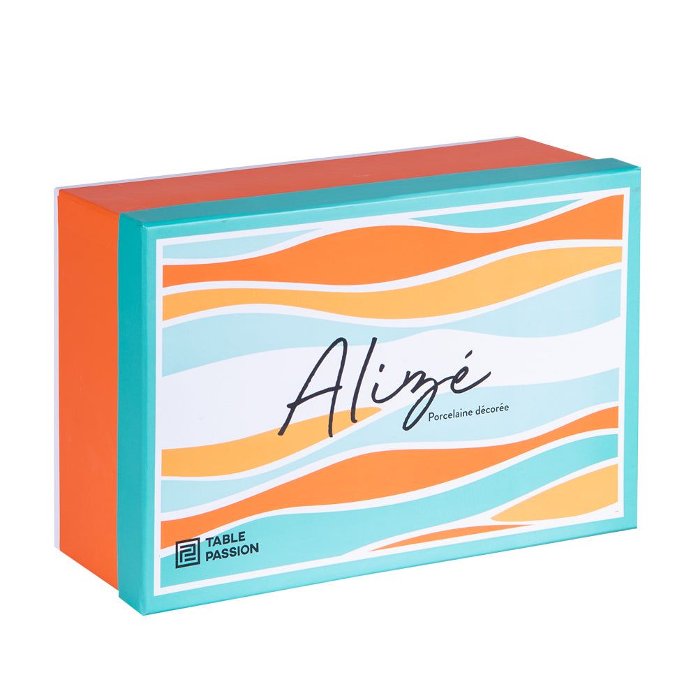 Coffret de 2 petits déjeuners Alizée 35 cl Table passion - Mathon - 2