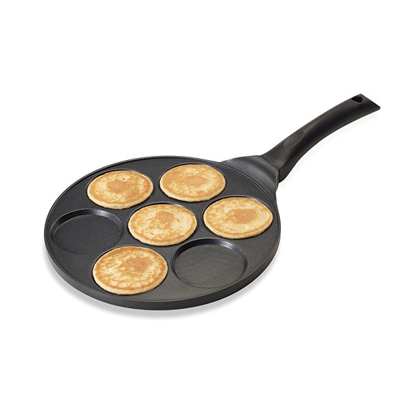 Buy wholesale Skillet 7 mini blinis or pancakes induction cast iron 26.5 cm  Mathon